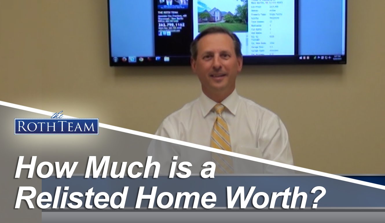 How Much is a relisted Home Worth?